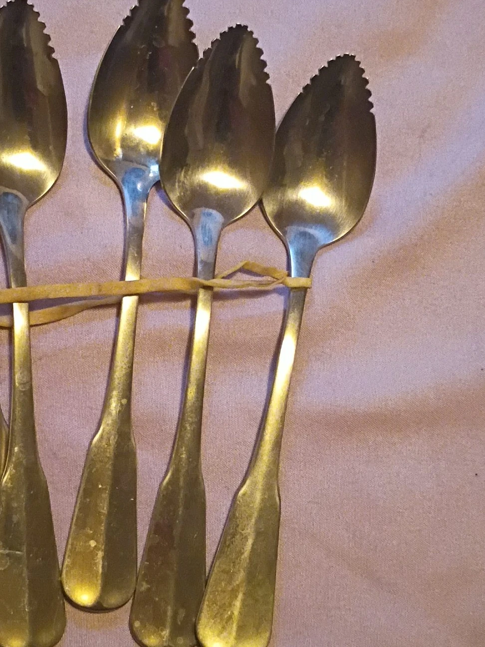 Set of 5 Grapefruit Spoons