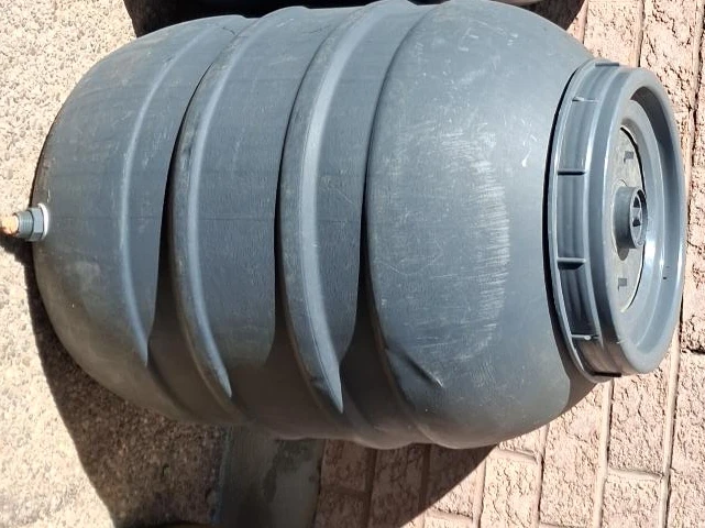 Dark Grey Plastic Water Barrel  2pcs