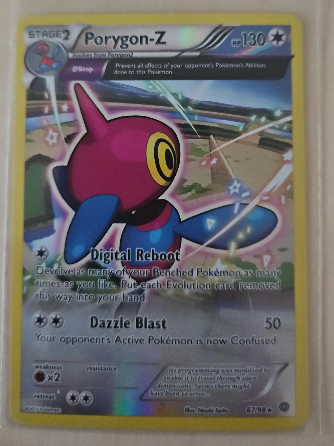 Pokémon Porygon-Z #67/98 – XY Ancient Origins – Holo Rare