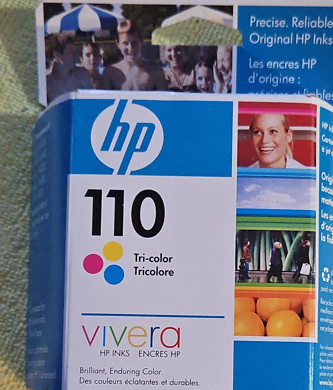 HP 110 Tri-color Original Ink Cartridge