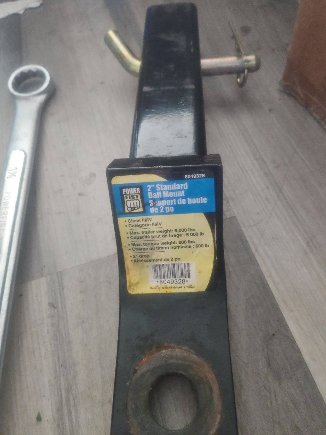 Power Fist 2" Standard Ball Mount