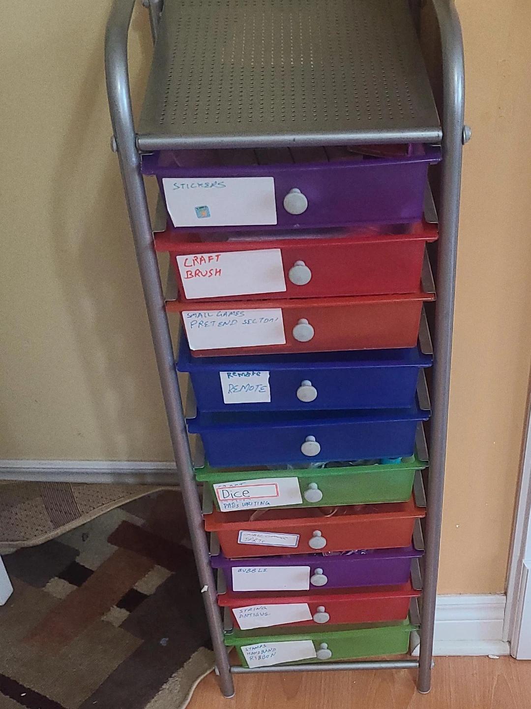 Multi-Drawer Storage Cart