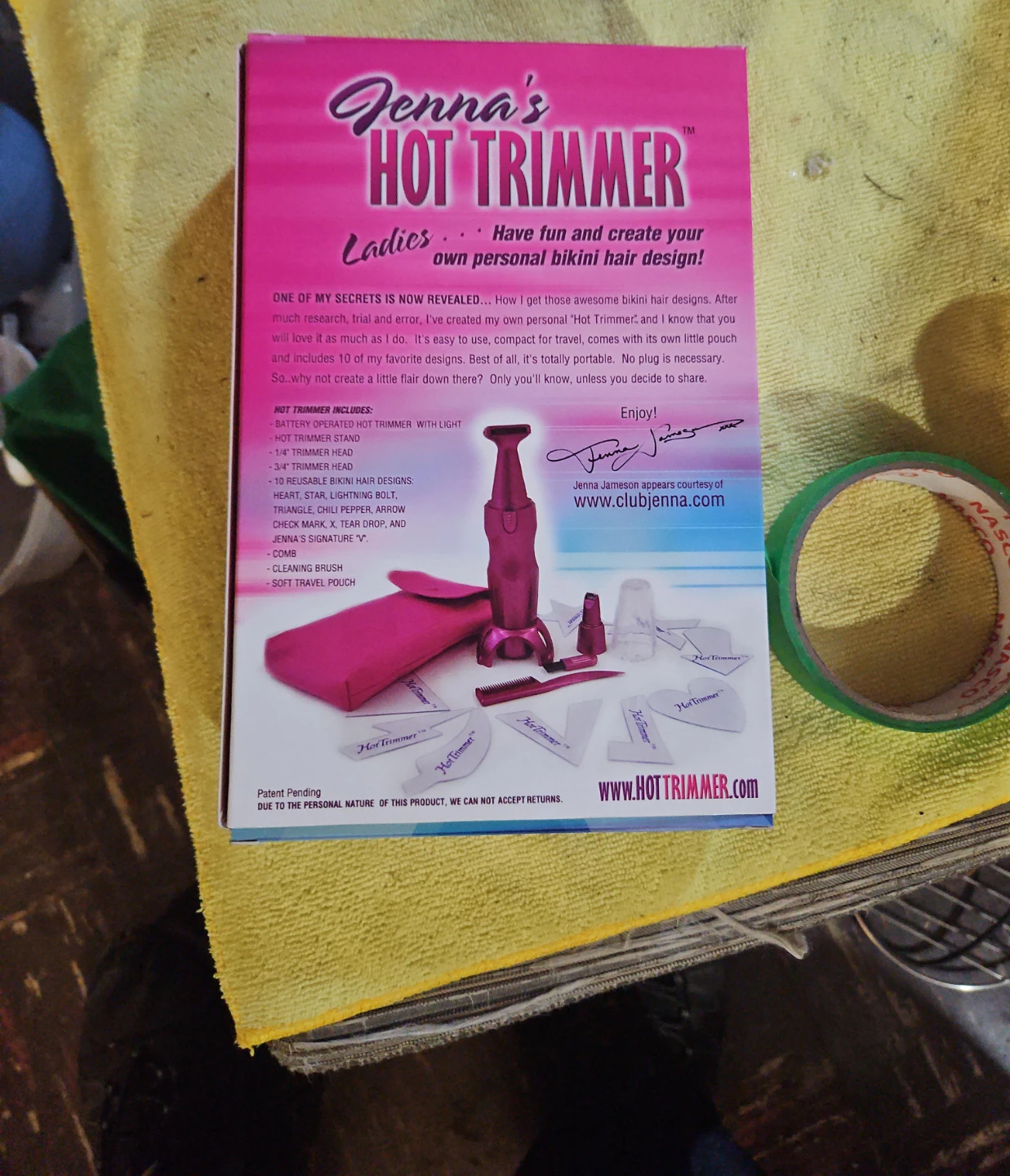 Jenna's HOT TRIMMER Bikini Hair Design Kit