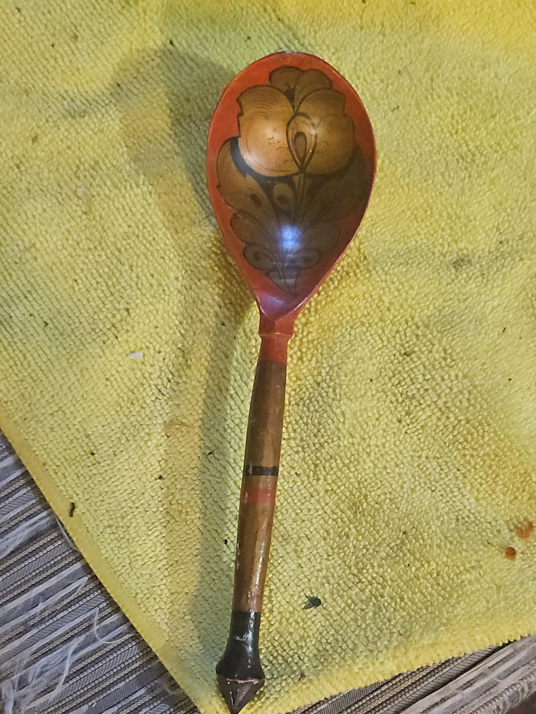 Hand-painted Wooden Spoon