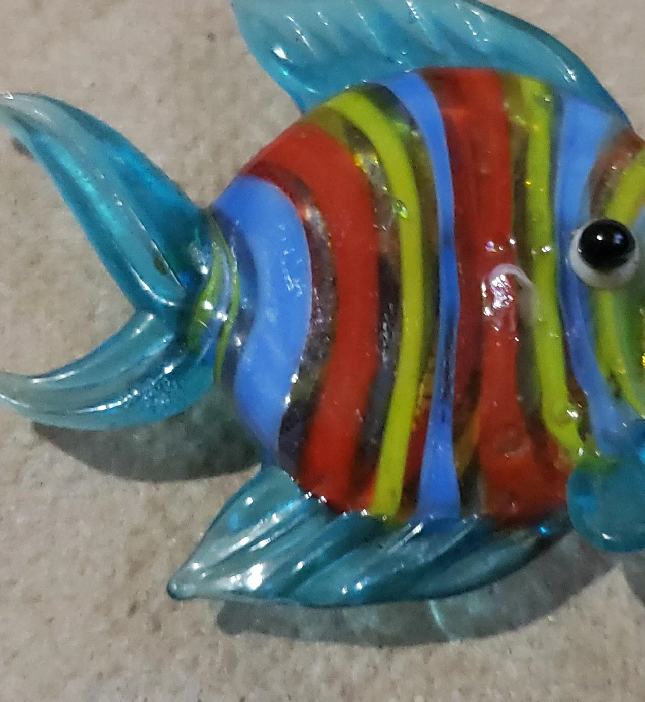 Glass Tropical Fish magnet