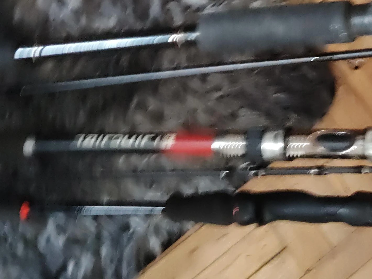 2 ugly stick rod 9 & 10 ft  and 4 other fishing rods