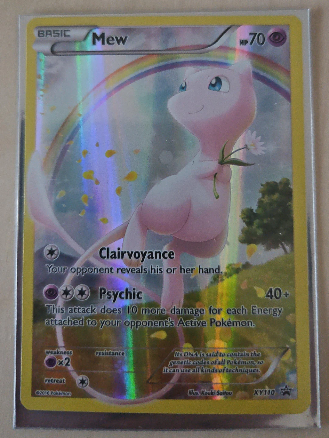 Pokémon Mew #XY110 – Black Star Promo – Holo Rare