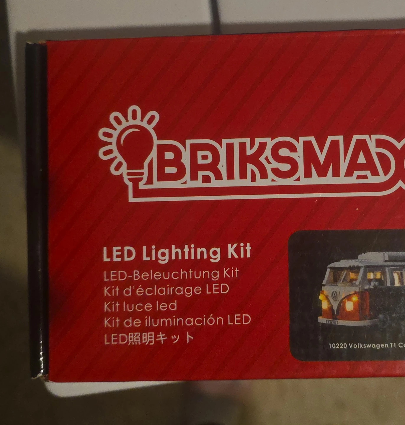 Briksmax LED Lighting Kit for 10220 Volkswagen T1 Camper Van