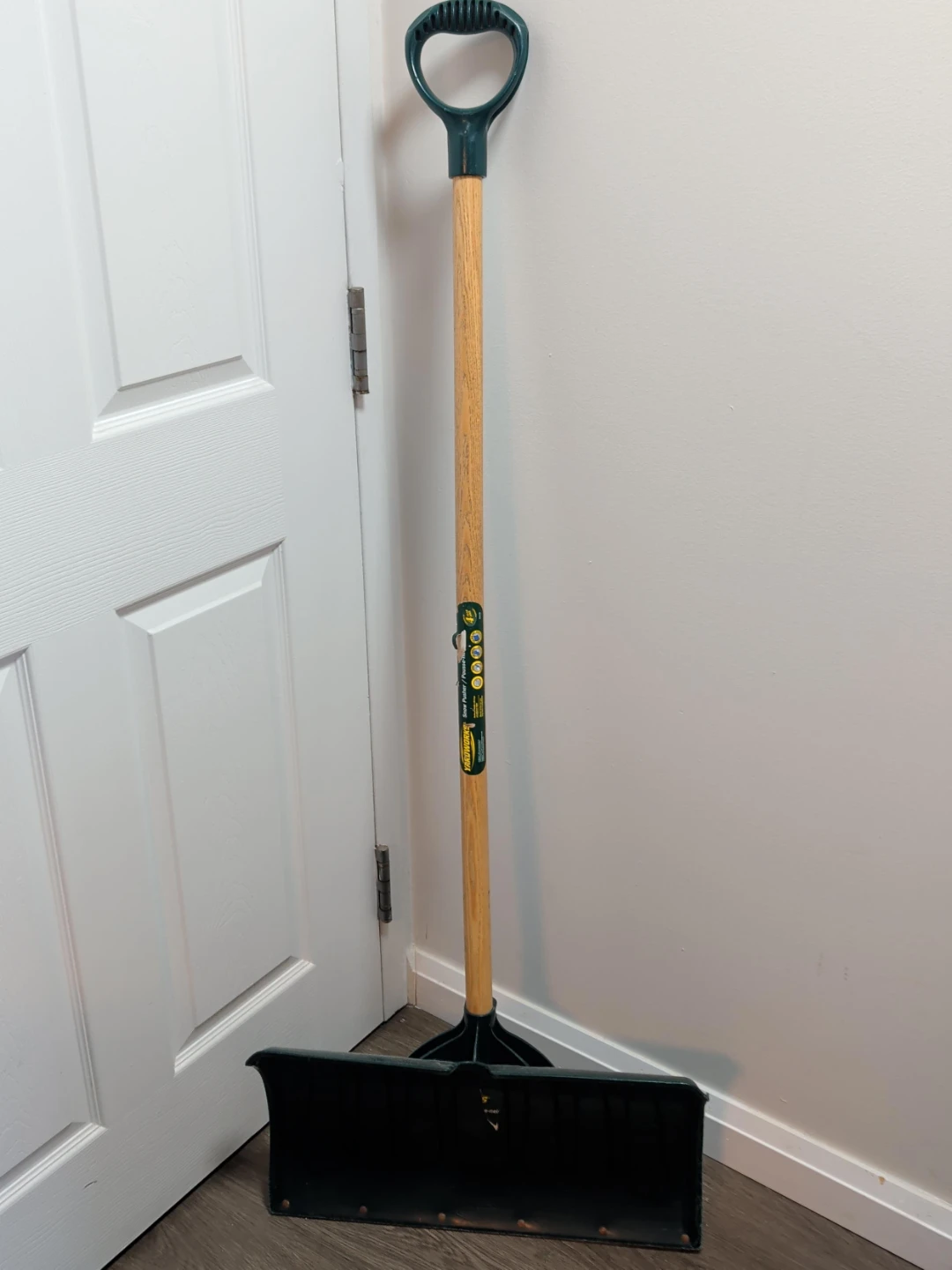 Yardwork Snow Pusher Shovel