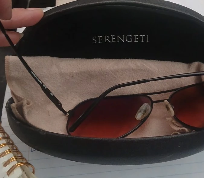Serengeti Medium Aviator Sunglasses