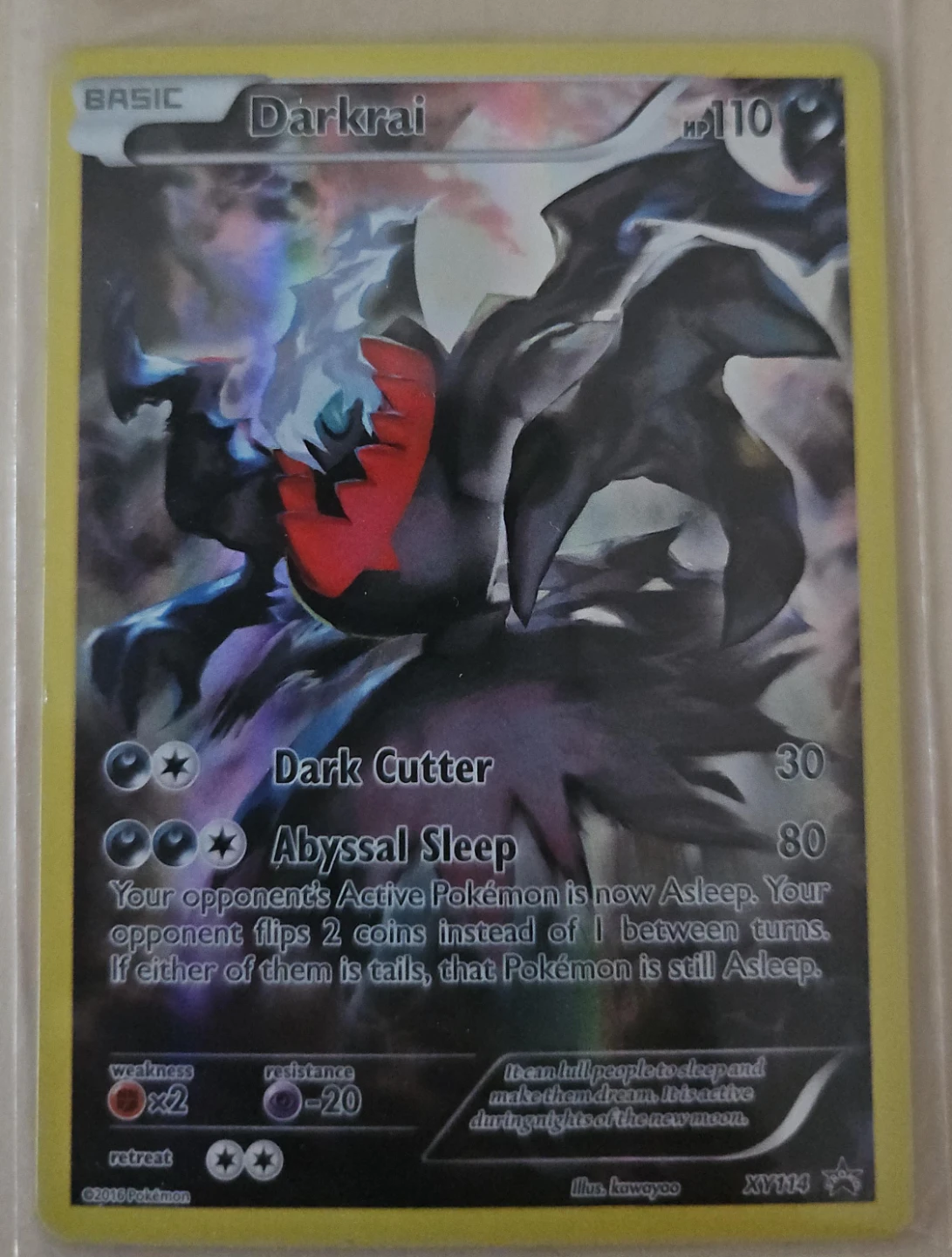 Pokémon Darkrai XY114 – XY Black Star Promo – Holo Rare