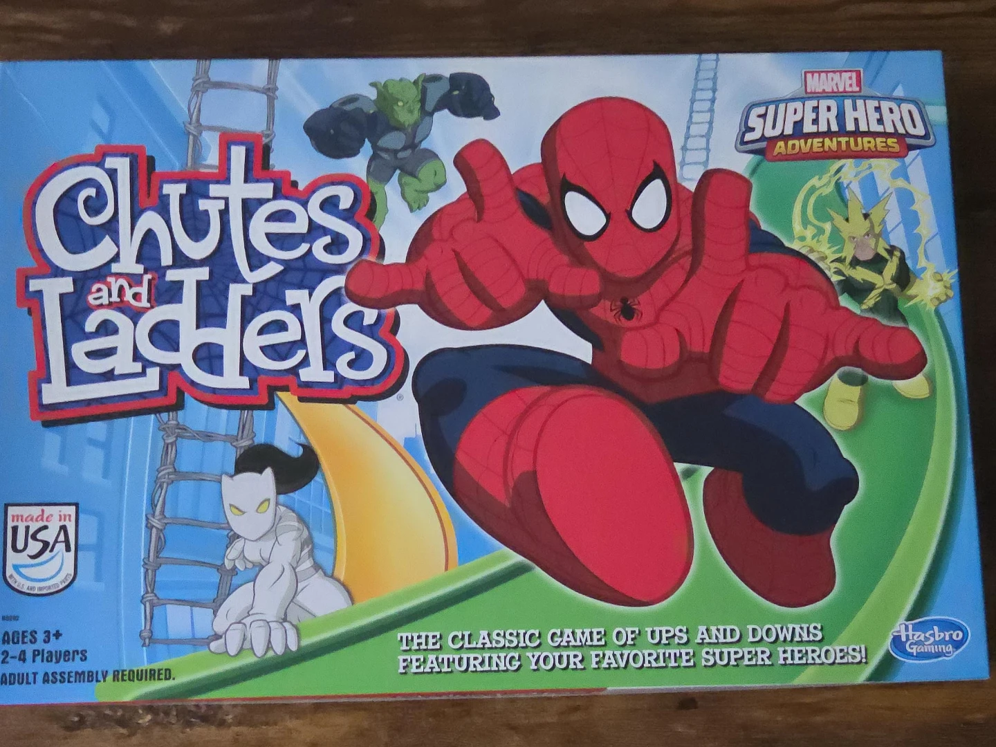 Hasbro Marvel Super Hero Adventures Chutes and Ladders