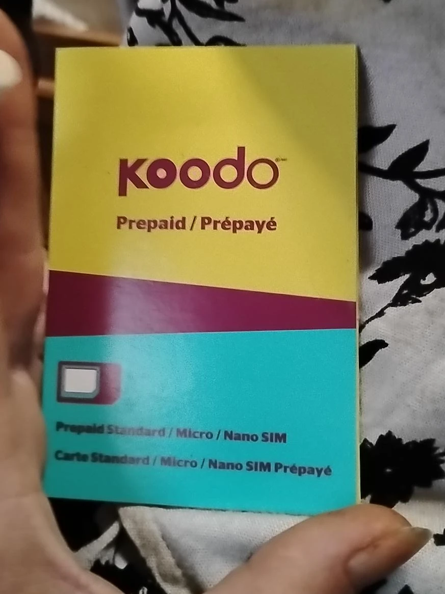 Koodo Prepaid SIM Card (Standard/Micro/Nano)