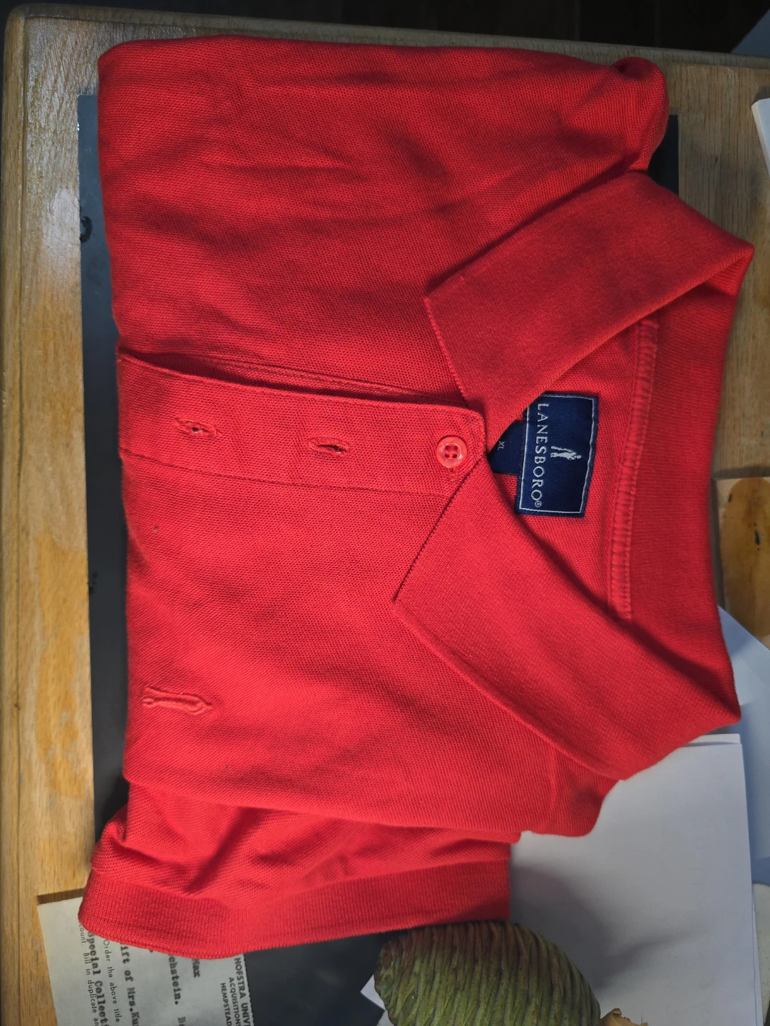 Lanesboro Red Polo Shirt - XL