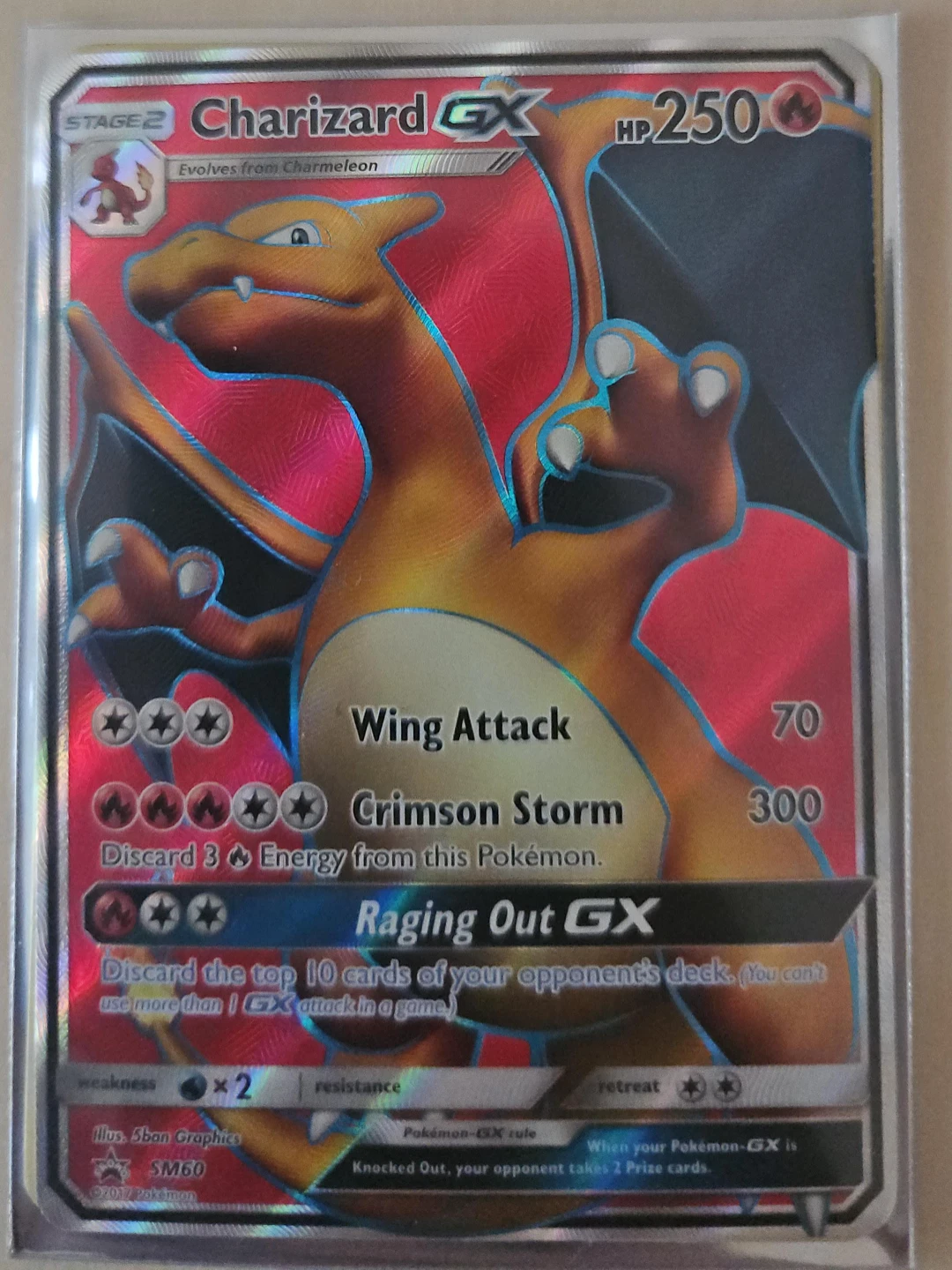Pokémon Charizard GX SM60 – Sun & Moon Promo – Ultra Rare