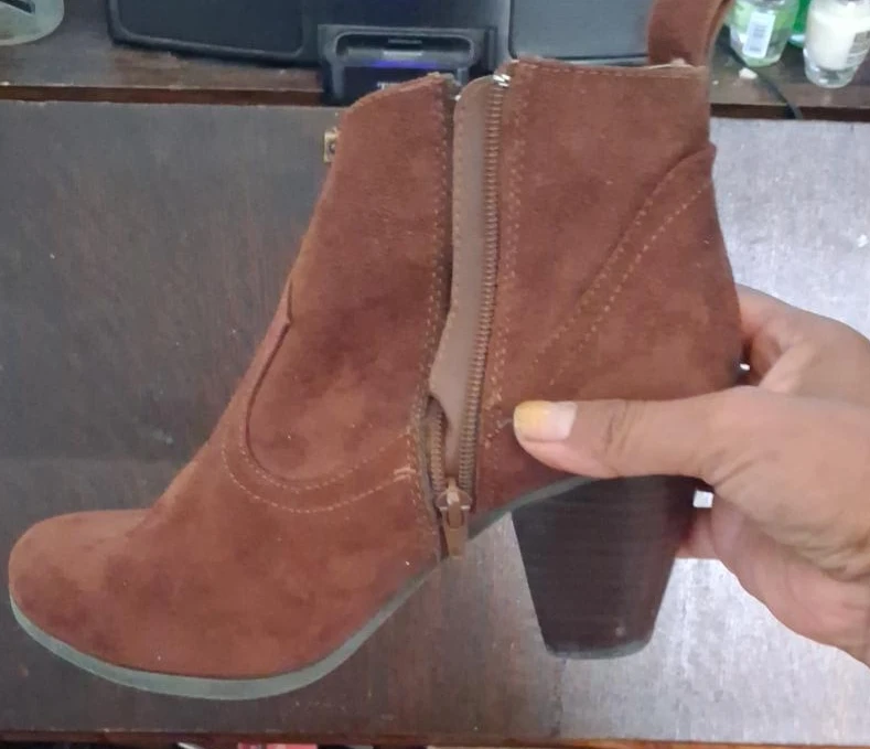 Brown Suede Ankle Boots