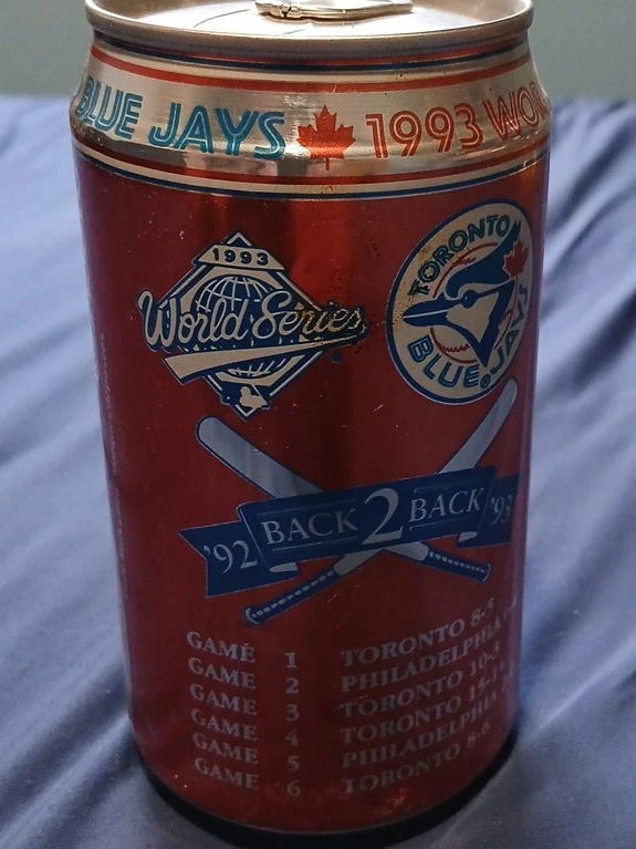 Coca-Cola Classic Toronto Blue Jays 1993 World Series Can 355 mL