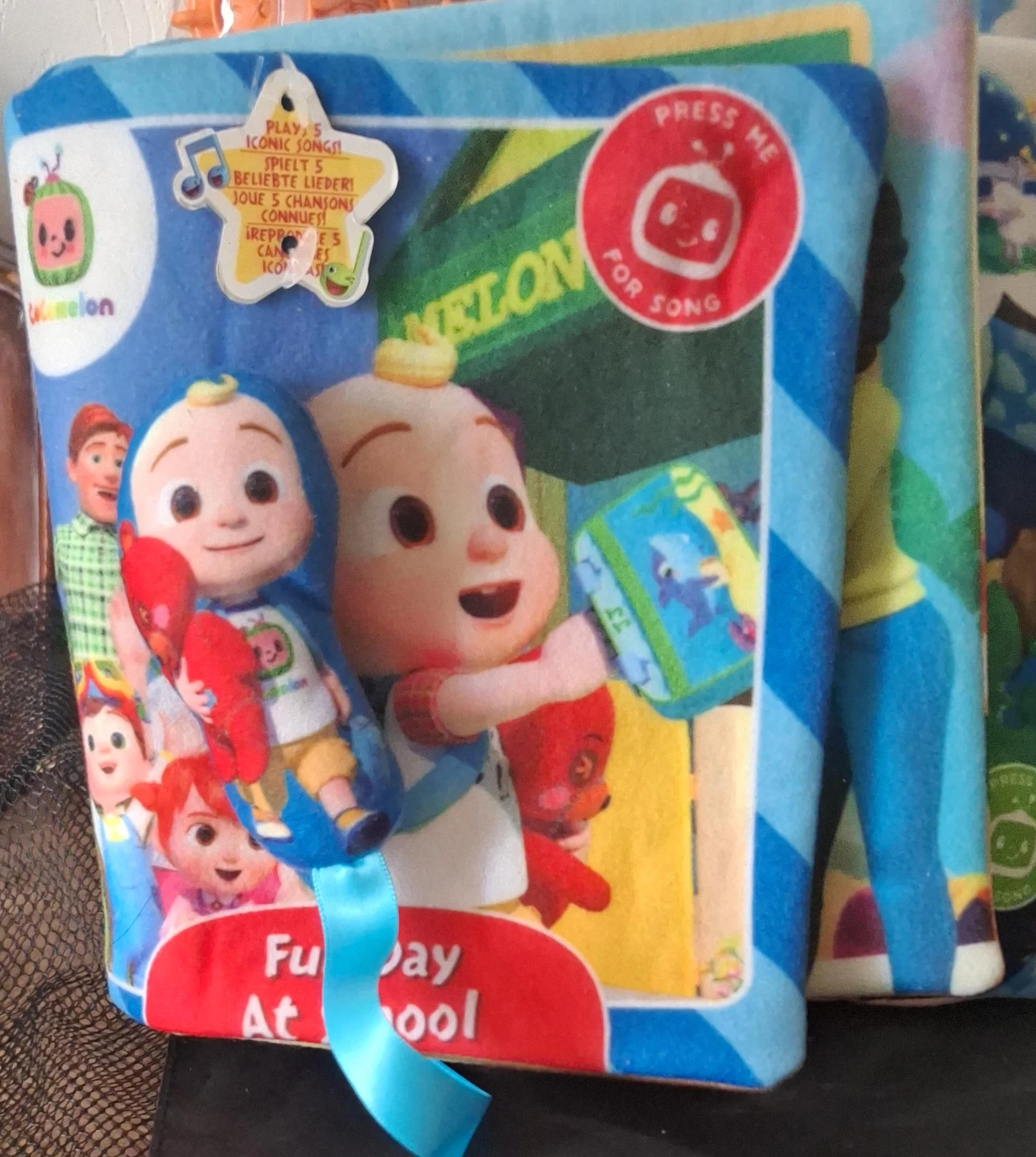 Cocomelon Musical Plush Book