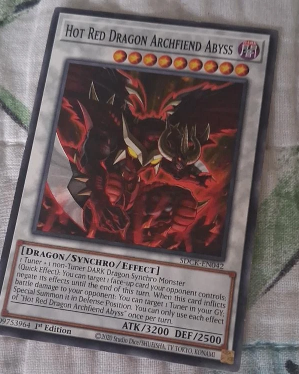 Yu-Gi-Oh! Hot Red Dragon Archfiend Abyss SDCK-EN042