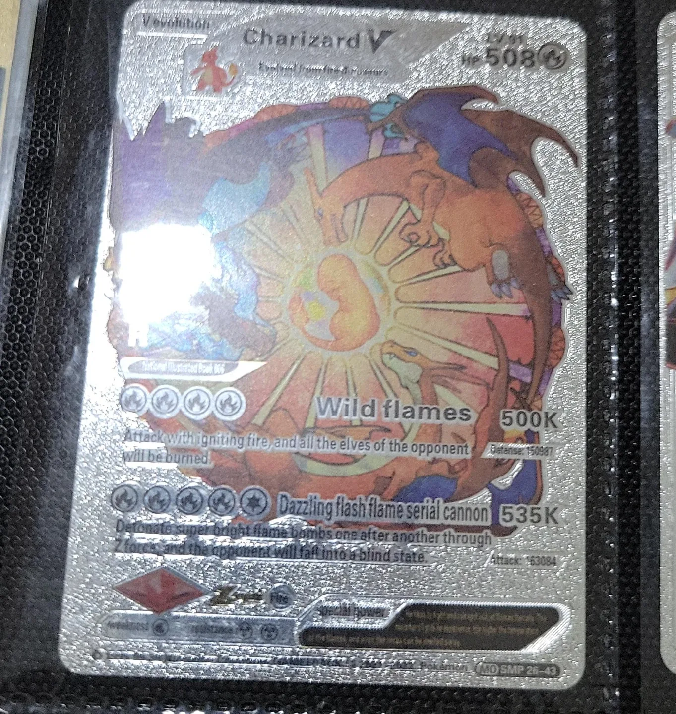 Pokémon Charizard V Card