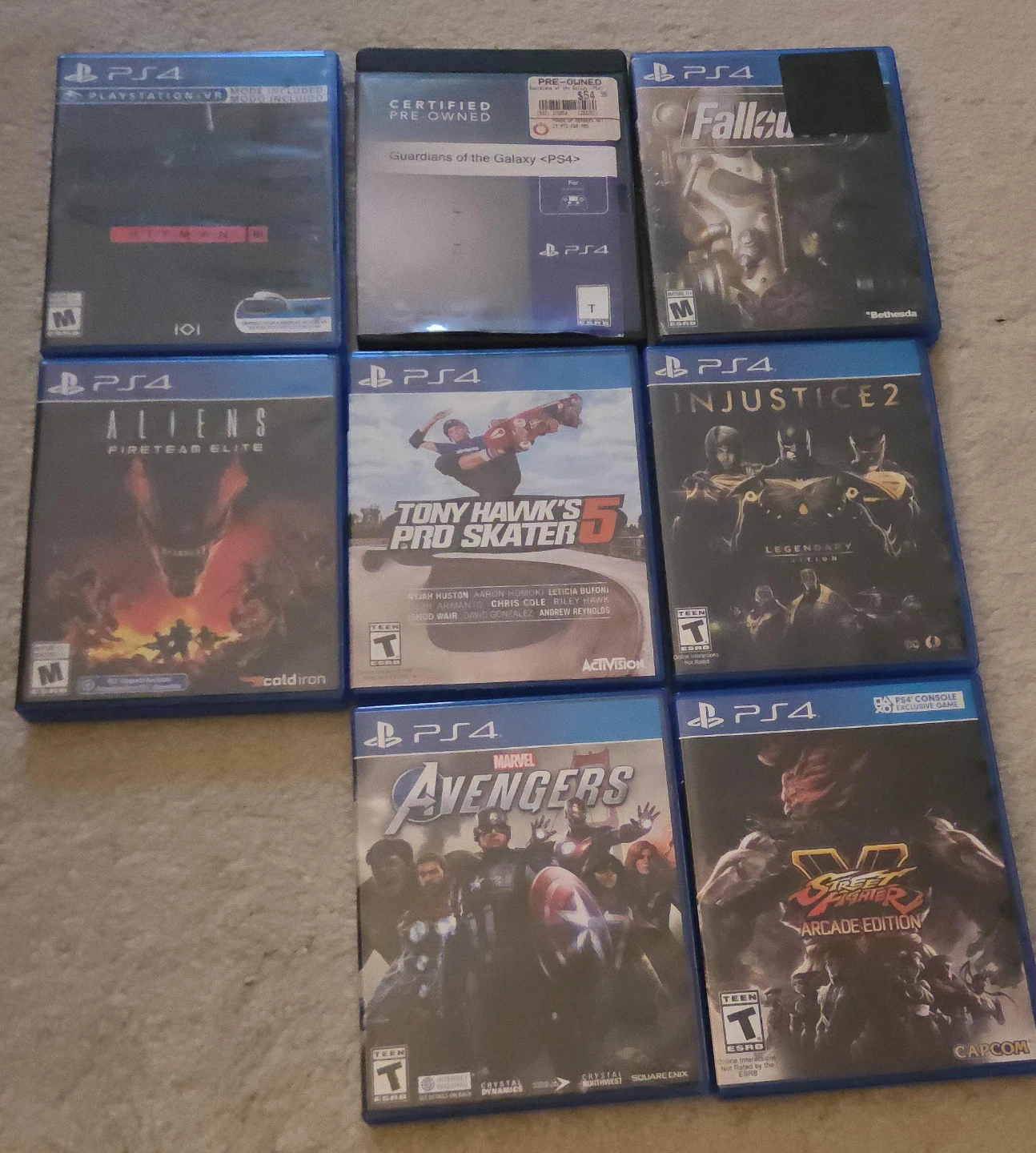 PS4 Video Games Lot