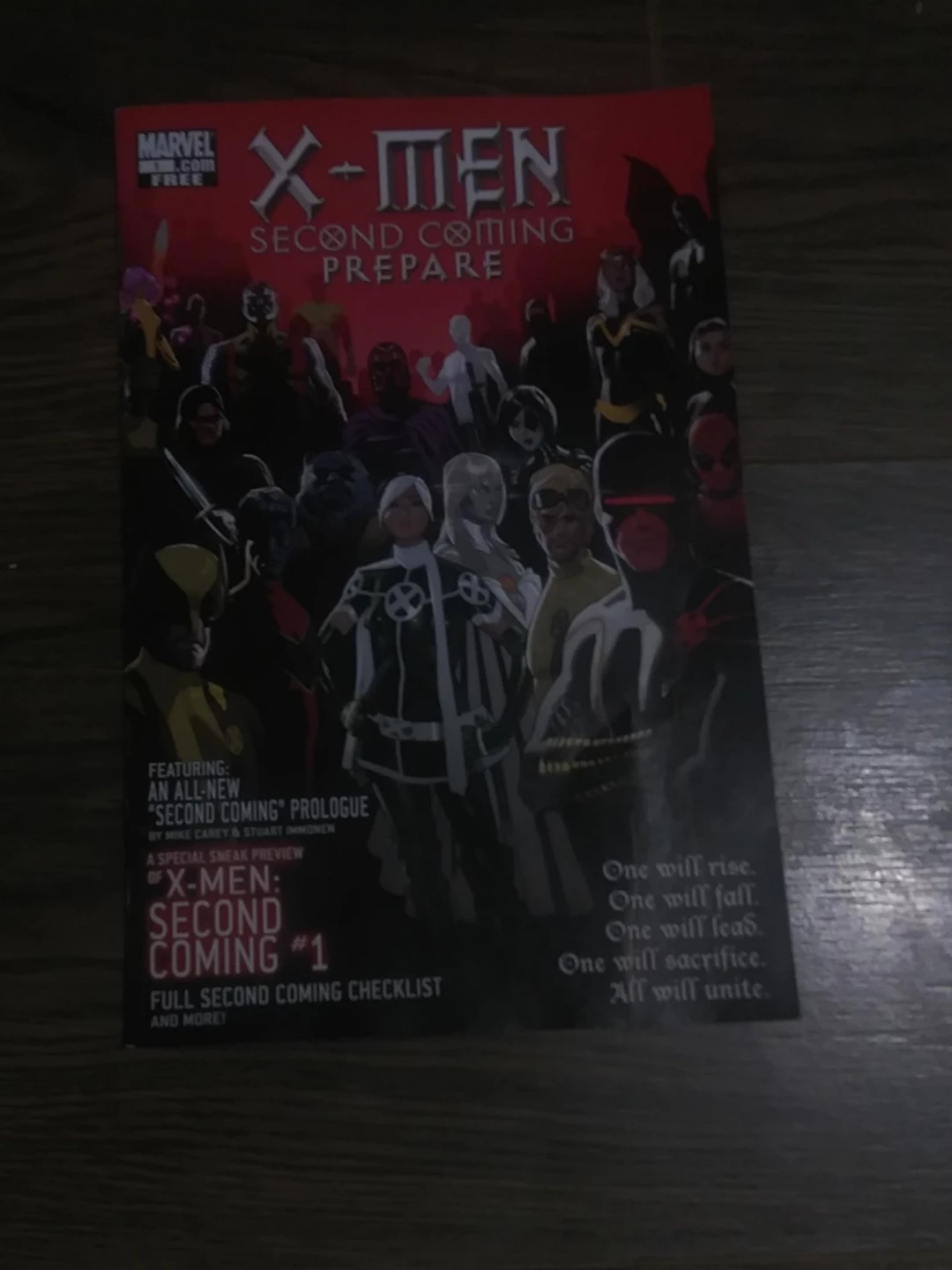 Marvel X-Men Second Coming #1 Comic Book