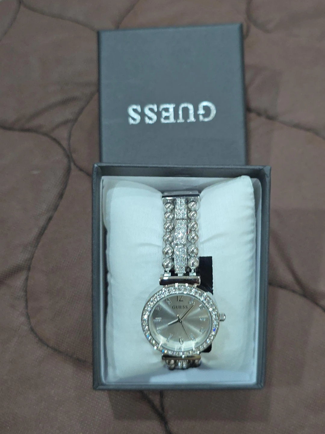 Guess Women's Crystal Accented Watch
