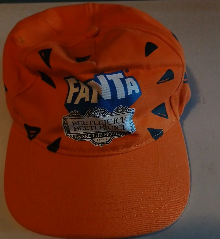 Fanta Beetlejuice Orange Baseball Cap