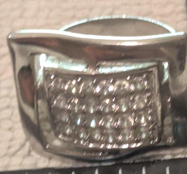 Silver Tone  Rhinestones