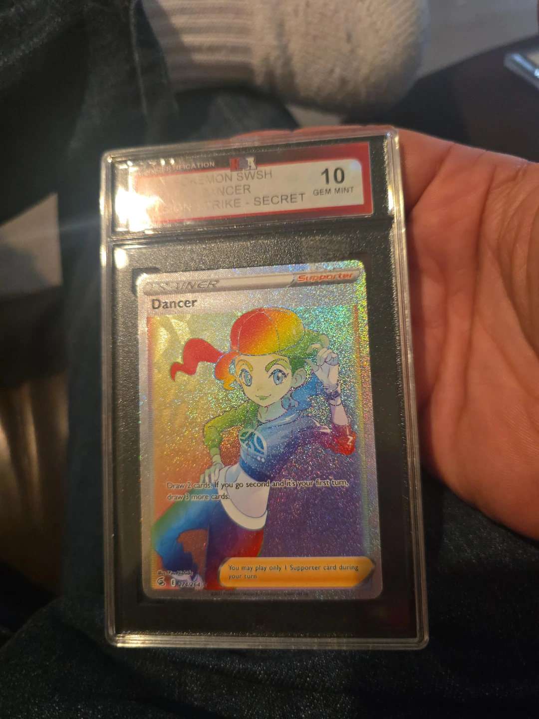 Pokemon Fusion Strike Dancer KSA 10 Gem Mint