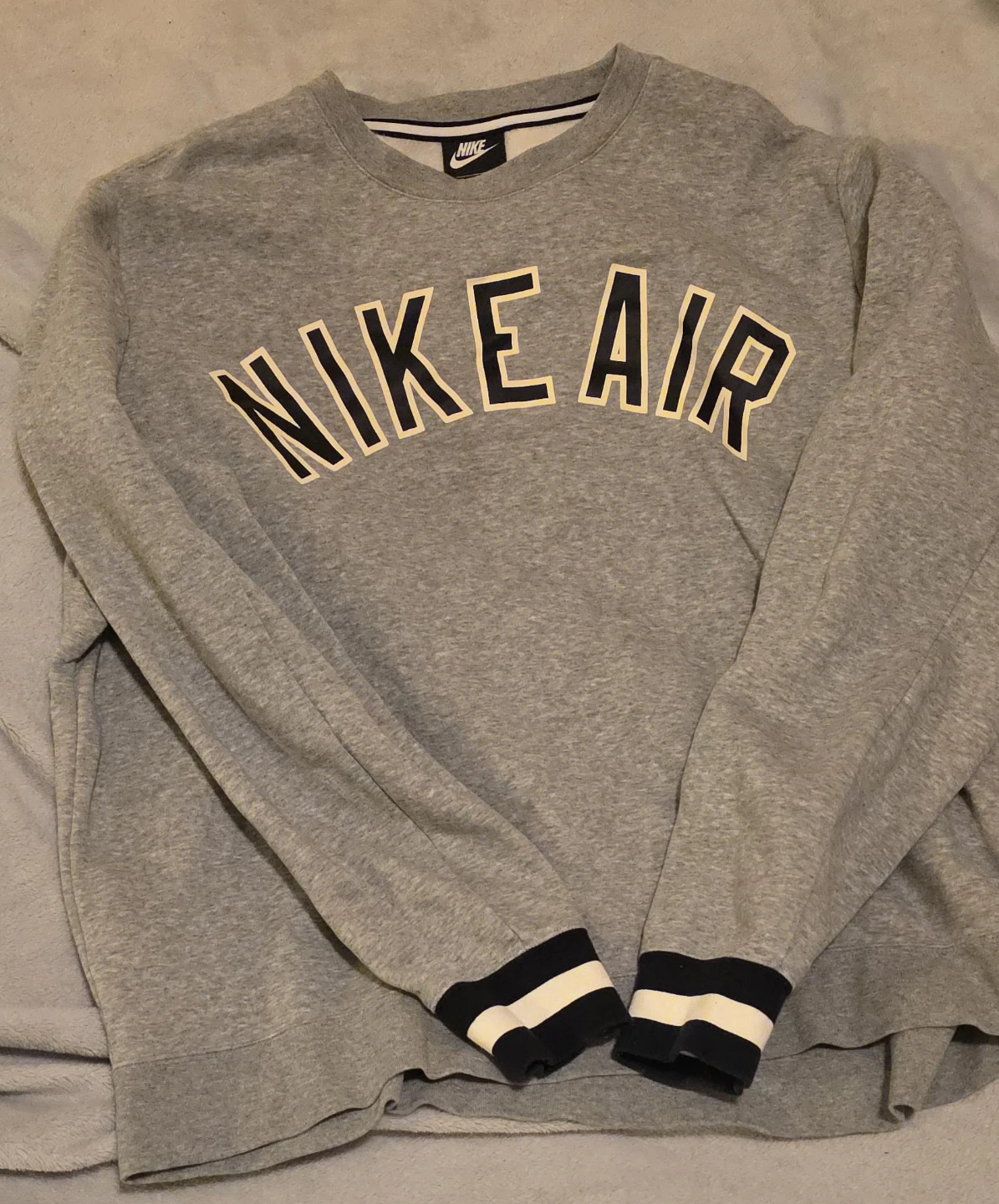 Grey Nike Air Crewneck Sweatshirt