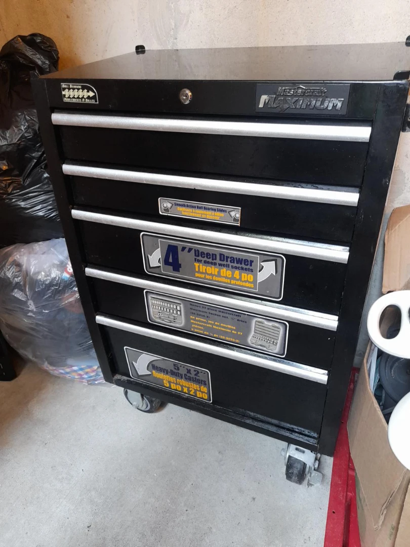 Mastercraft Maximum Black 5-Drawer Tool Chest