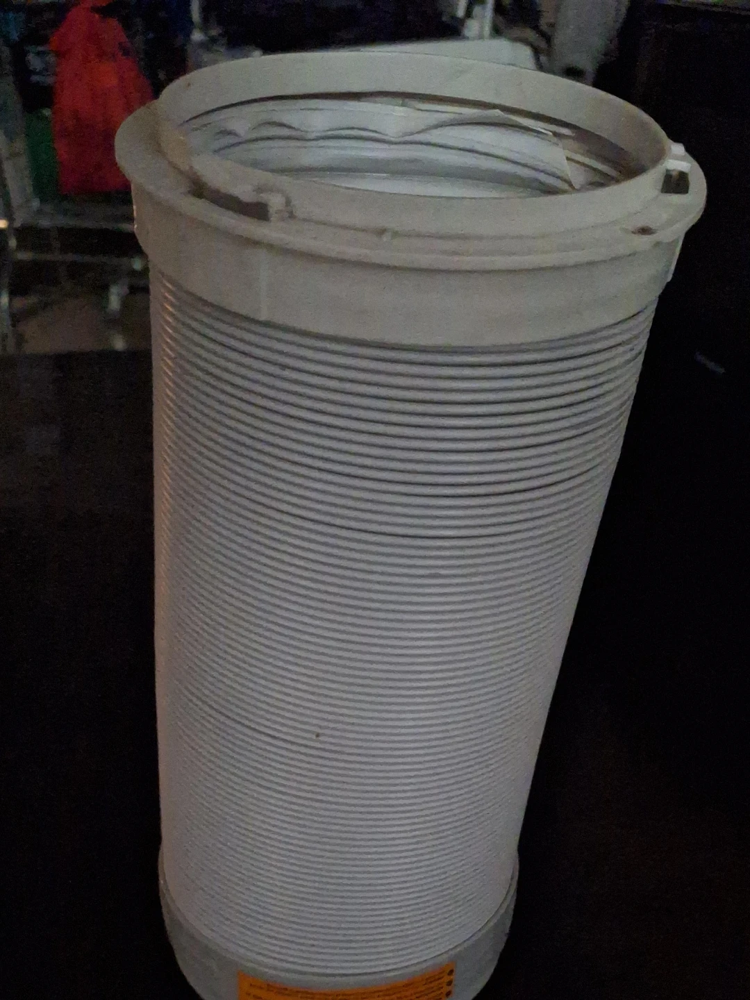 White Flexible Air Conditioner Exhaust Hose
