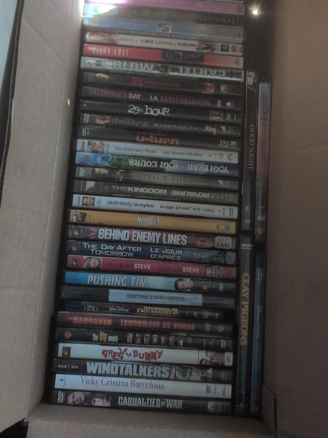 Collection of 36 DVDs