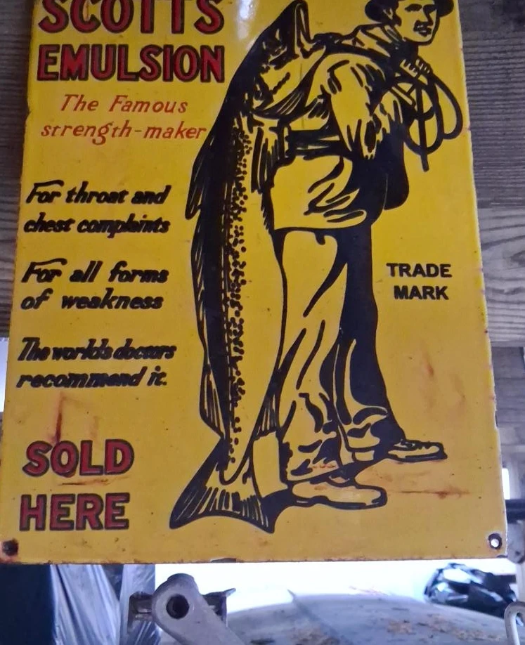 Scott's Emulsion Vintage Sign