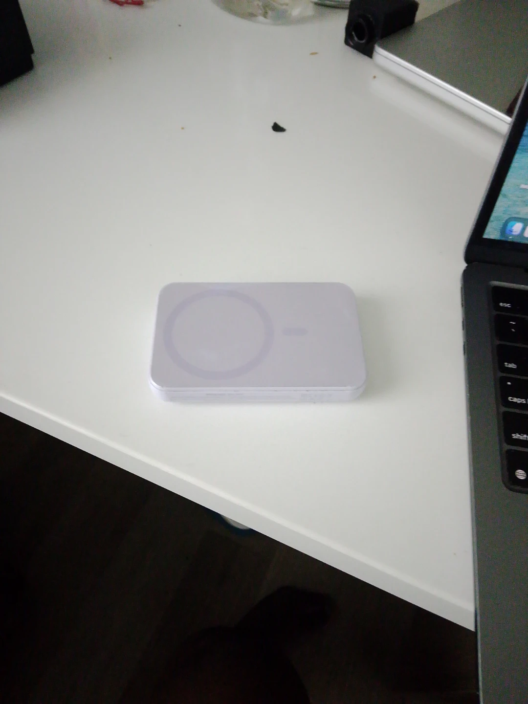 White Wireless Charging Pad
