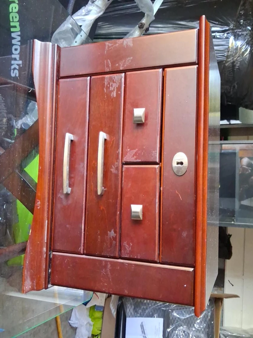 Wooden Jewelry Box with Lock