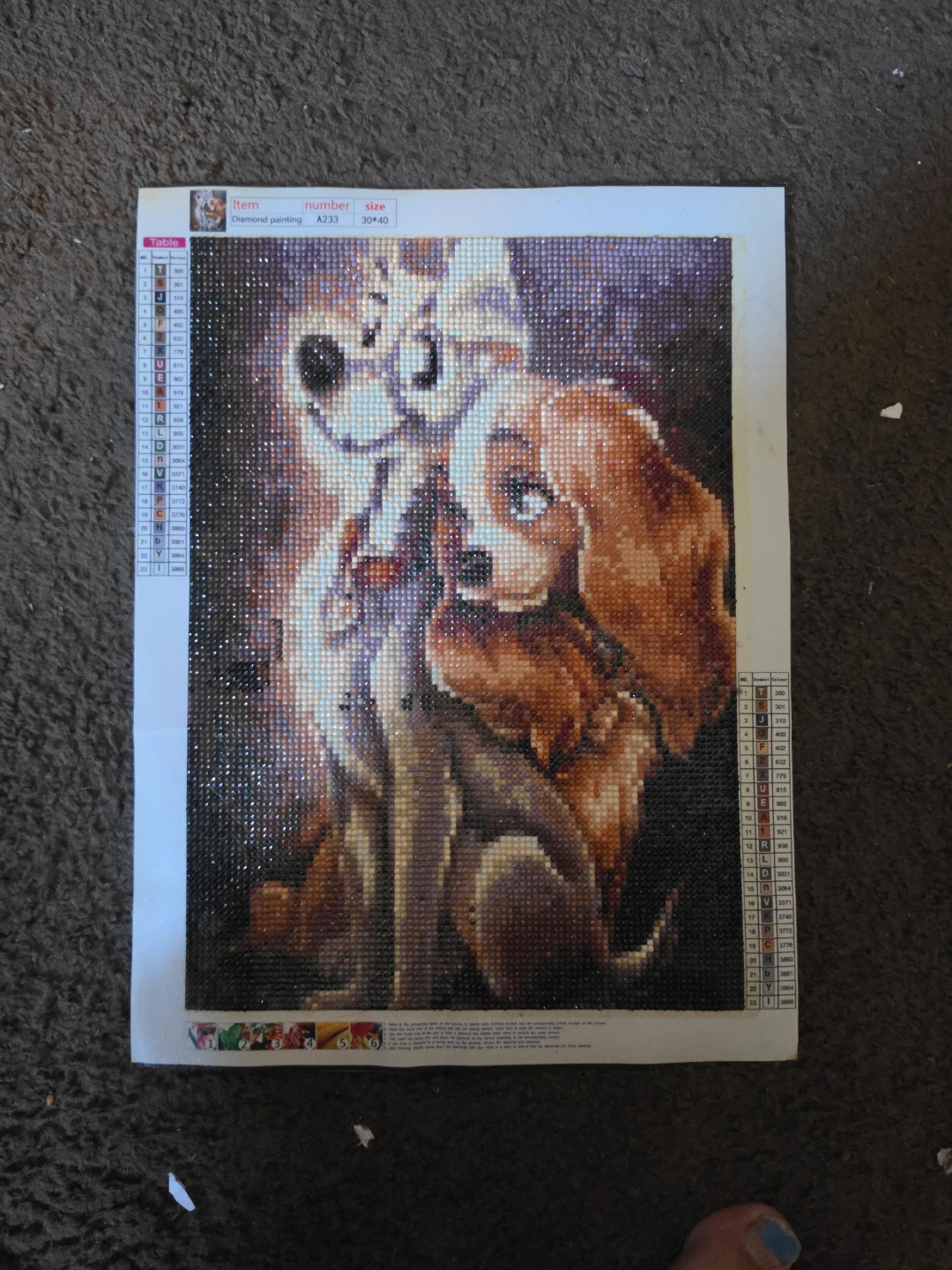 Lady and the Tramp Diamond Painting