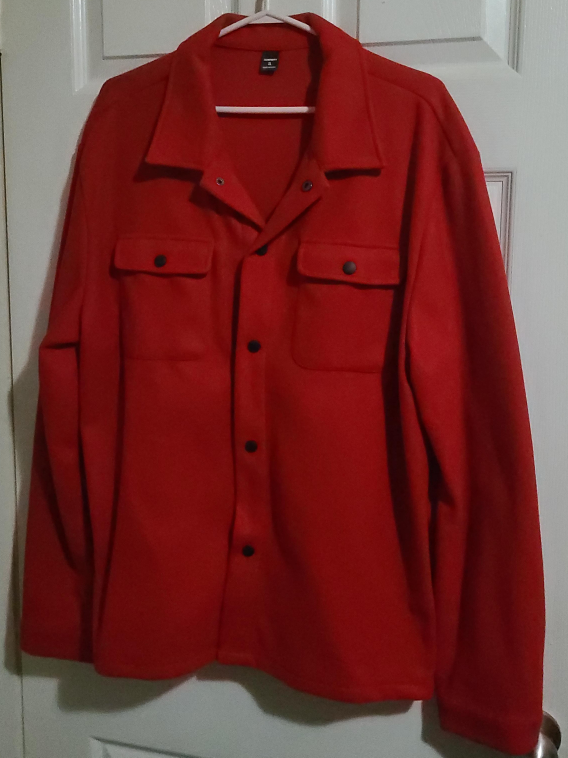 Simons Red Shirt Jacket