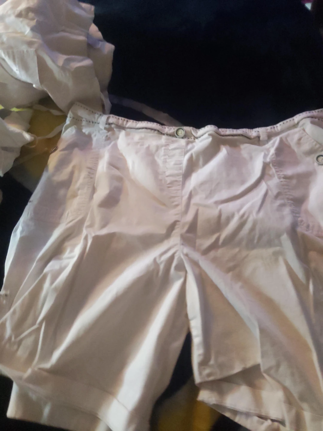 Women's White Shorts