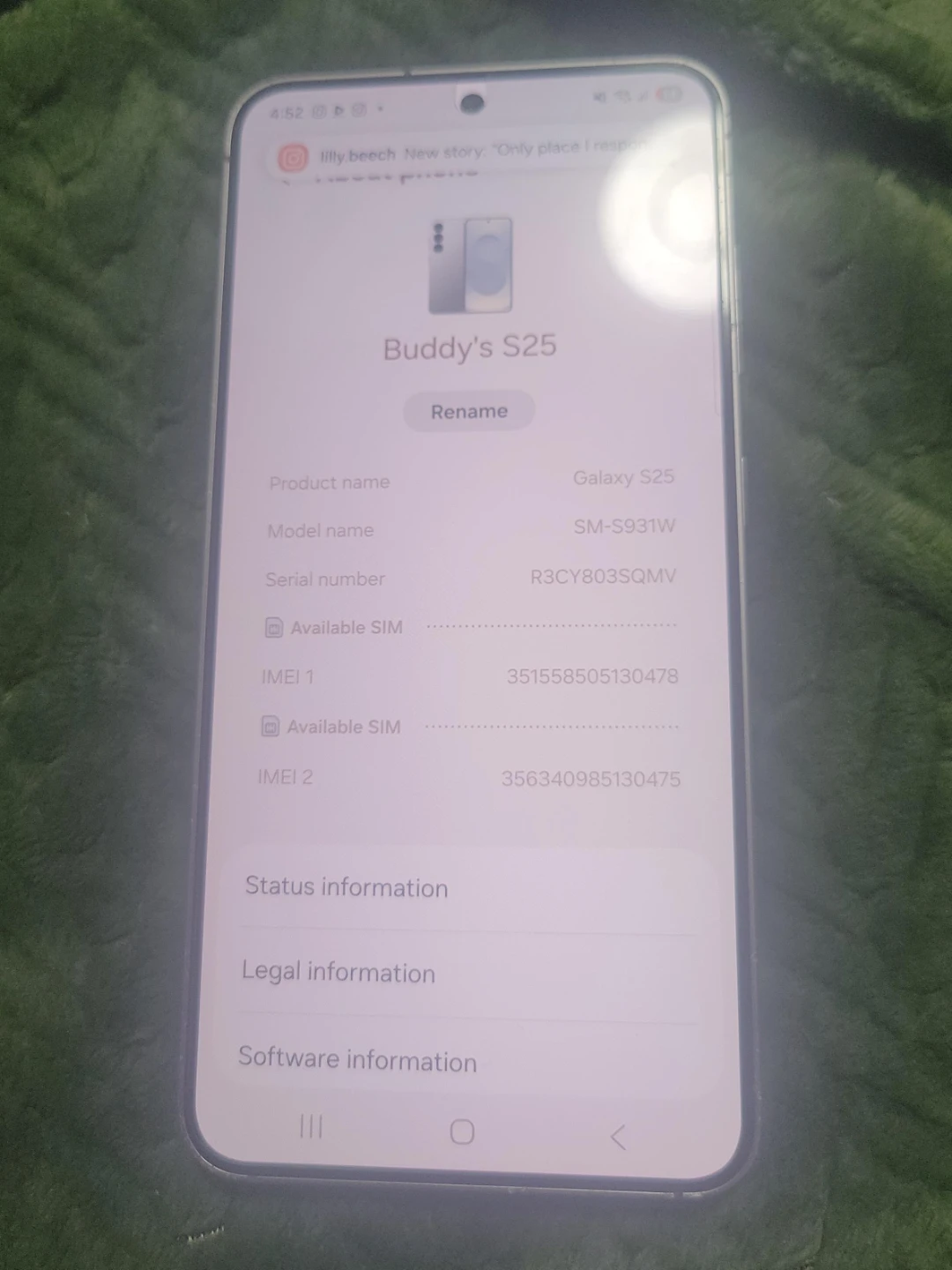 Samsung Galaxy S25 Cell Phone