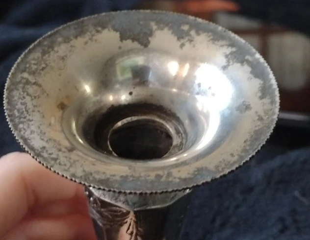 Vintage Silver Plated Candlestick Holder