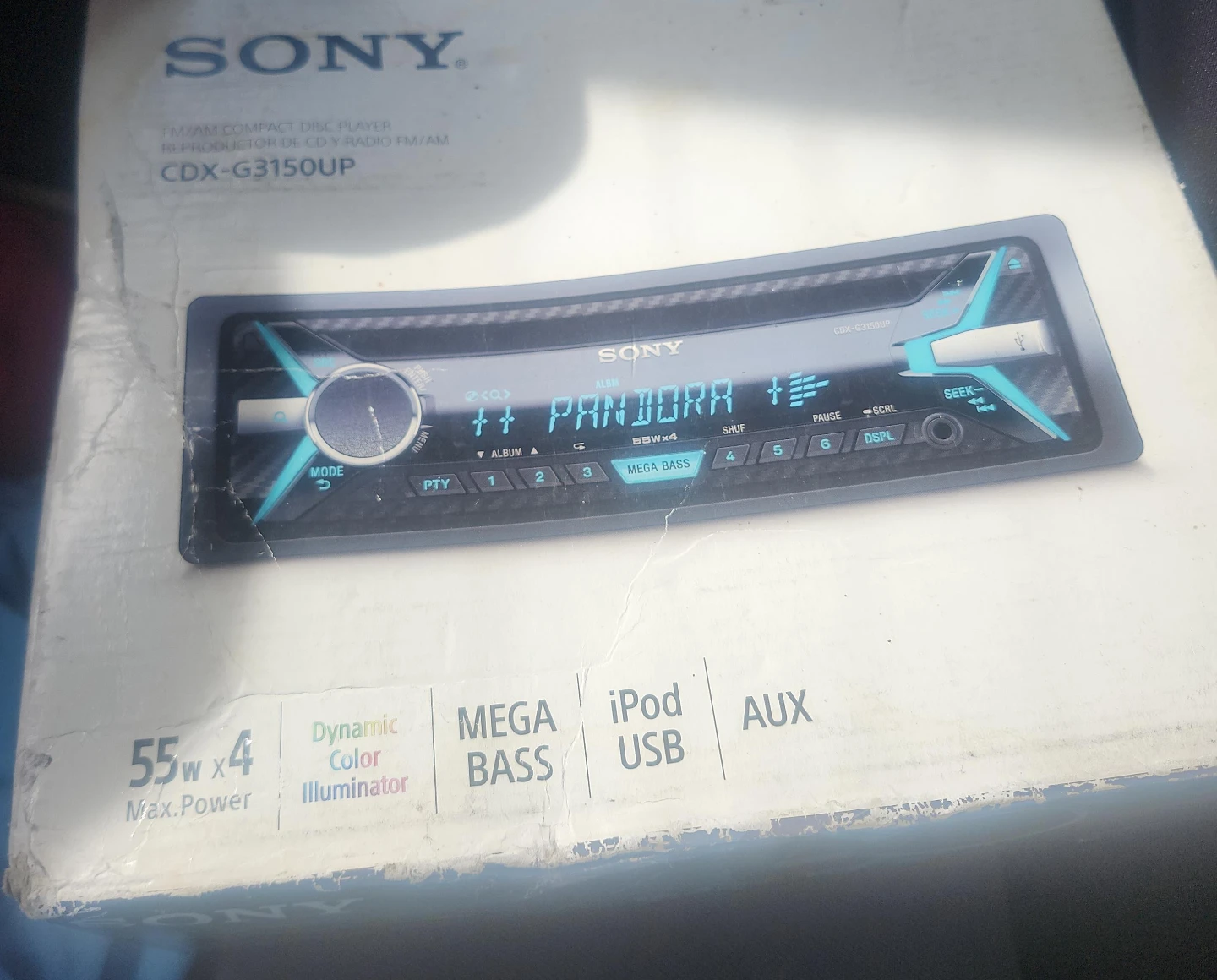 Sony CDX-G3150UP Car CD Player