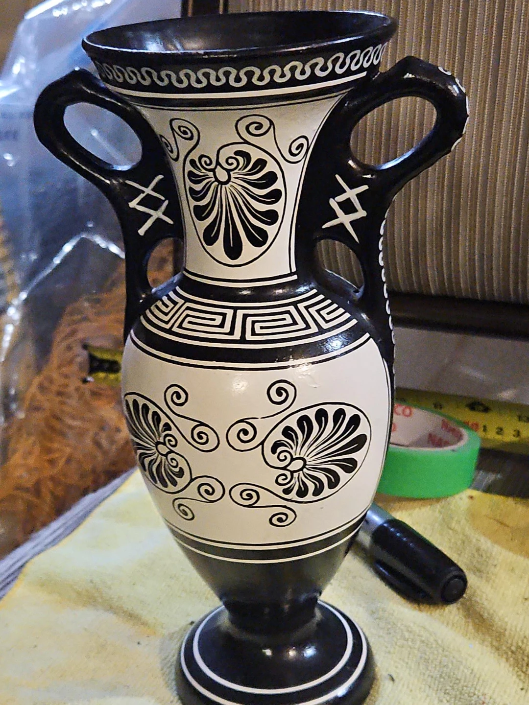 Greek Style Decorative Ceramic Vase