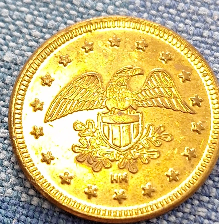 Vintage Brass Token No Cash Value