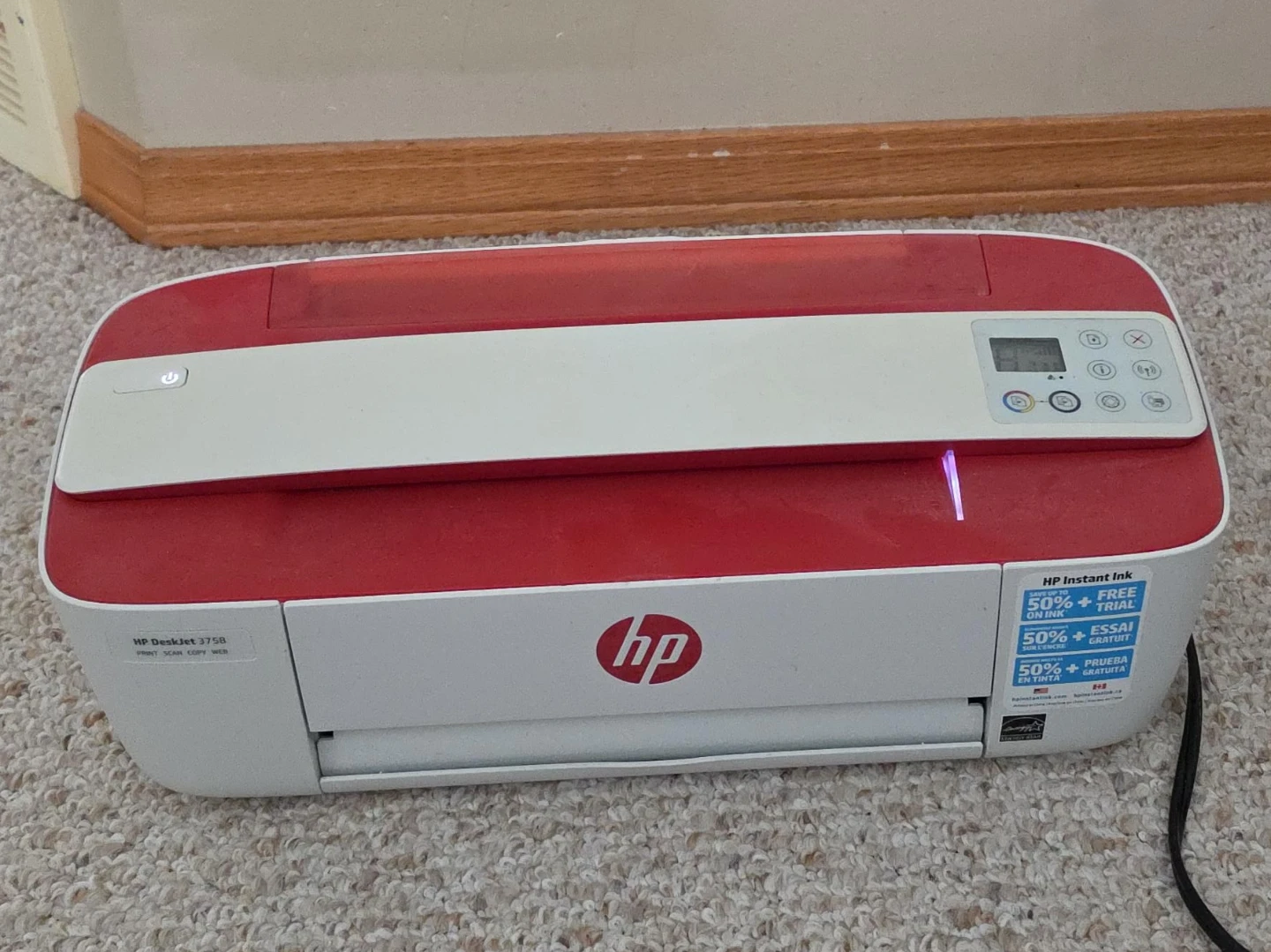 HP DeskJet 3758 All-in-One Printer