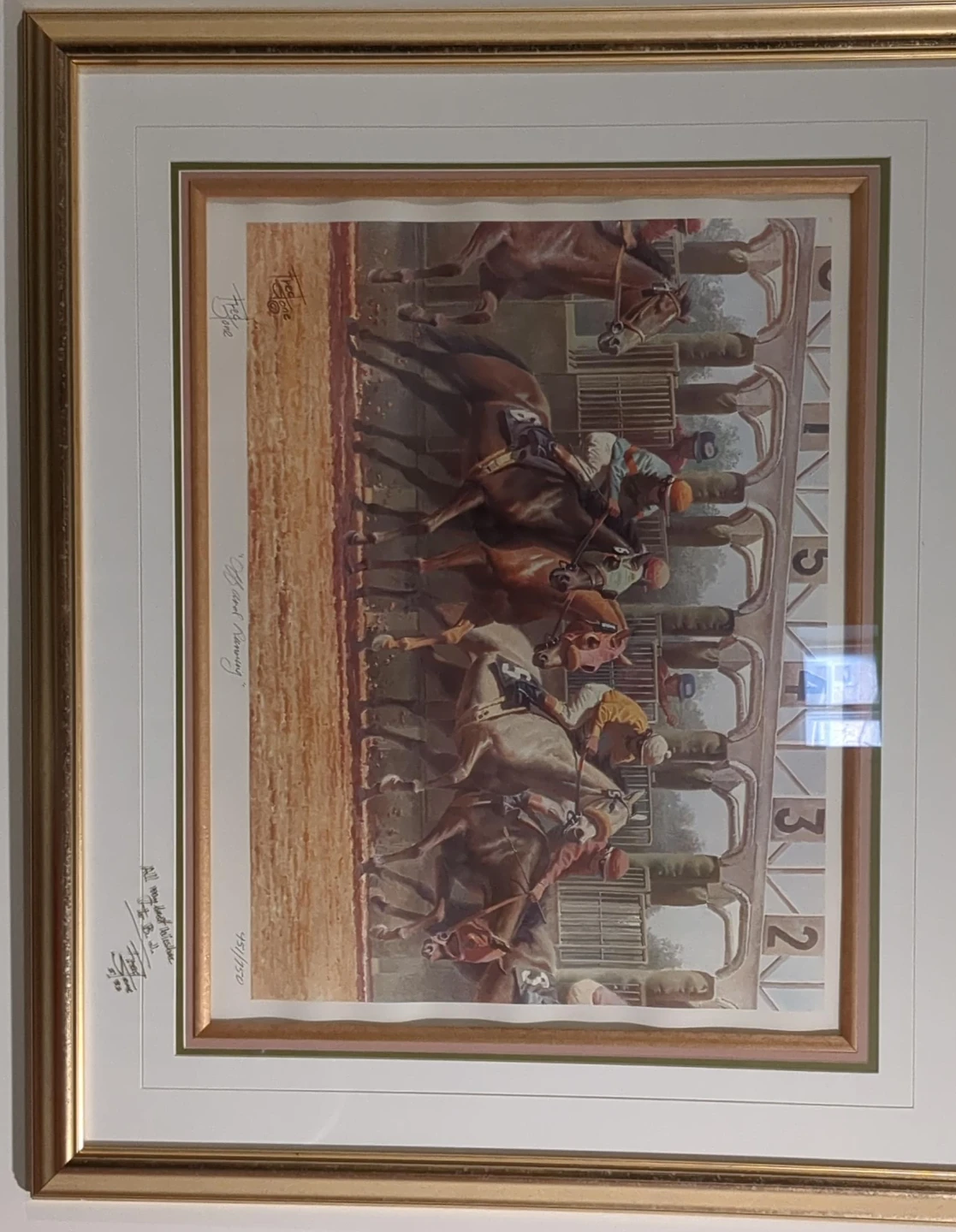 Fred Stone Off and Running Signed Print