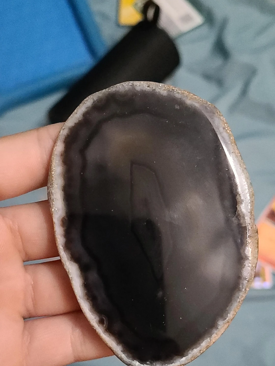 Black Agate Slice