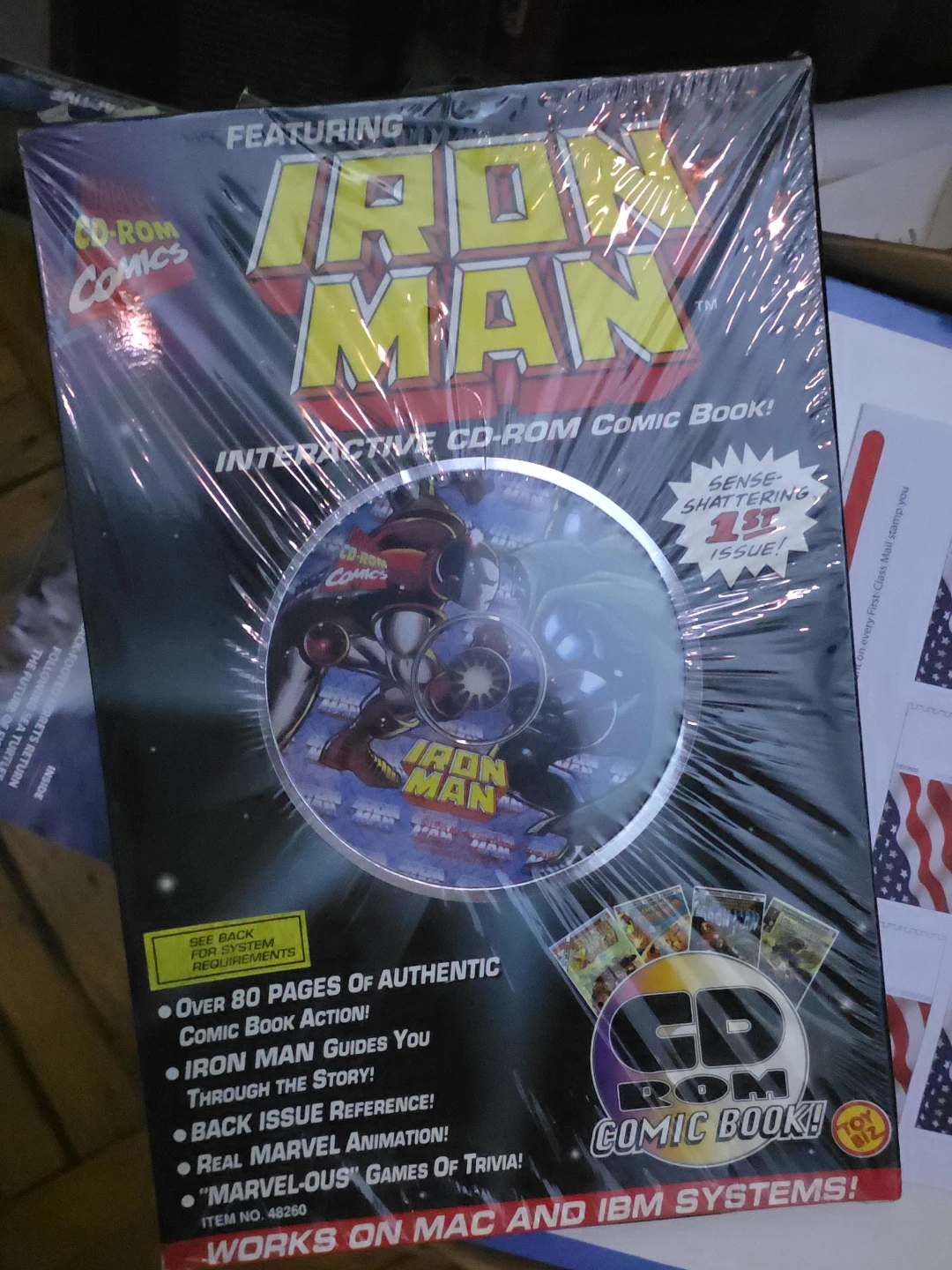 Iron Man Interactive CD-ROM Comic Book