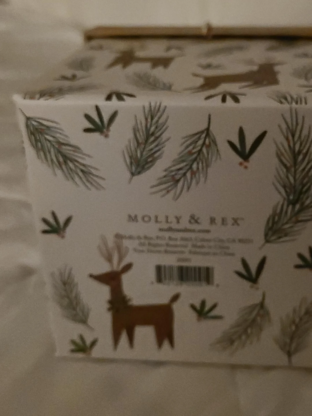 Molly & Rex holiday reindeer gift box